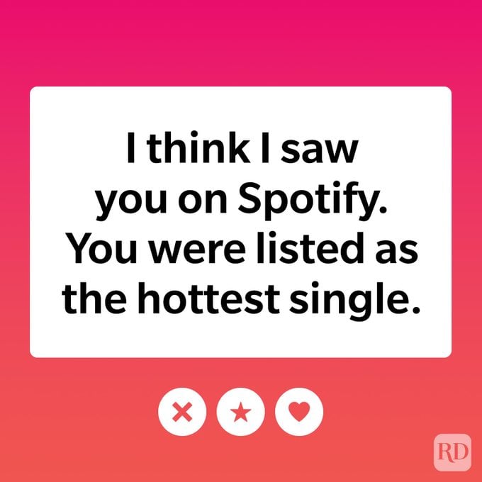I think I saw you on Spotify. You were listed as the hottest single.