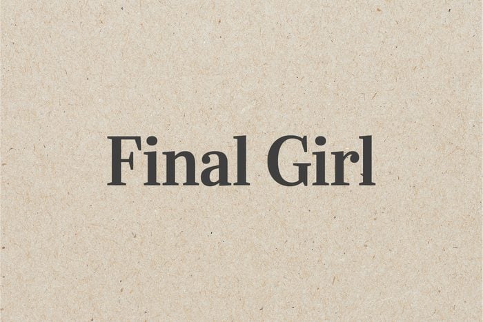 Final Girl Printed on Kraft Paper Background
