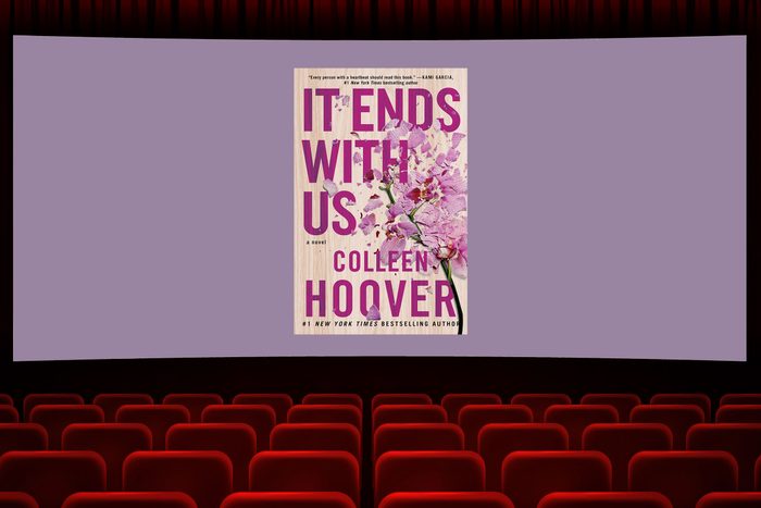 Movie Screen Theater with Colleen Hoover's It Ends With Us Book Cover on the screen