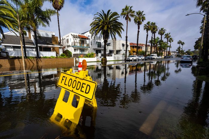 Heavy Rains Causing Road Closures And Flooding In Southern California