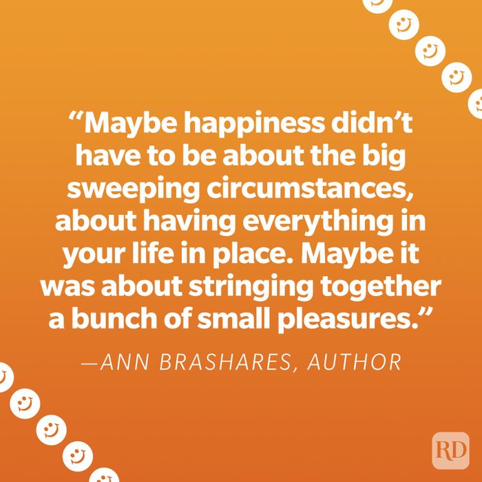 Ann Brashares Happiness Quote