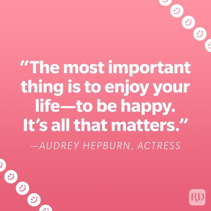 Audrey Hepburn Happiness Quote