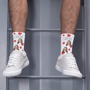 Custom Photo Socks For Men Ecomm Via Amazon