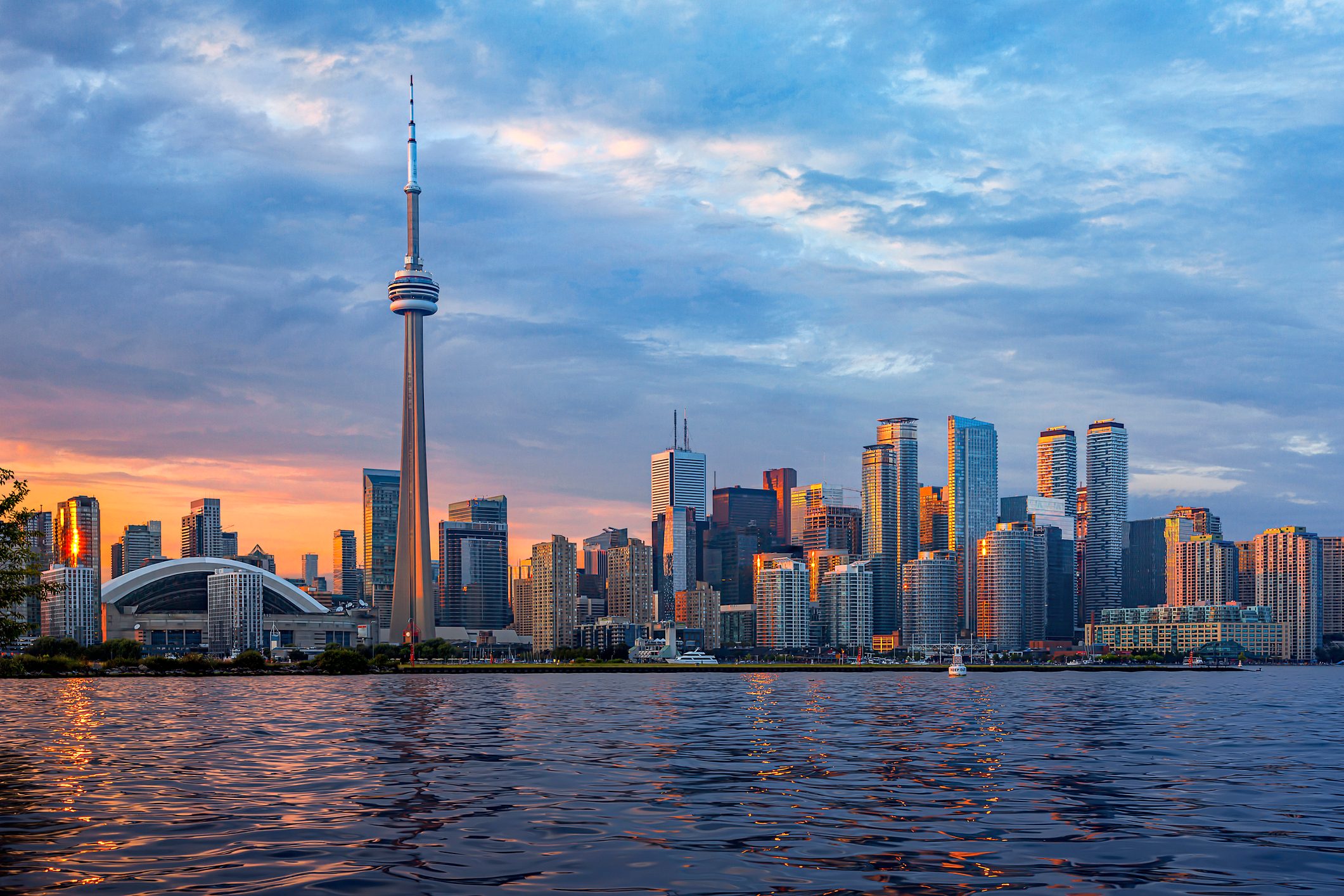 Toronto Skyline at Sunset, Canada