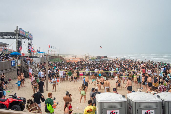 Spring Breakers Descend Upon South Padre Island