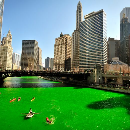 This Is How the Chicago River Turns Green for St. Patrick’s Day
