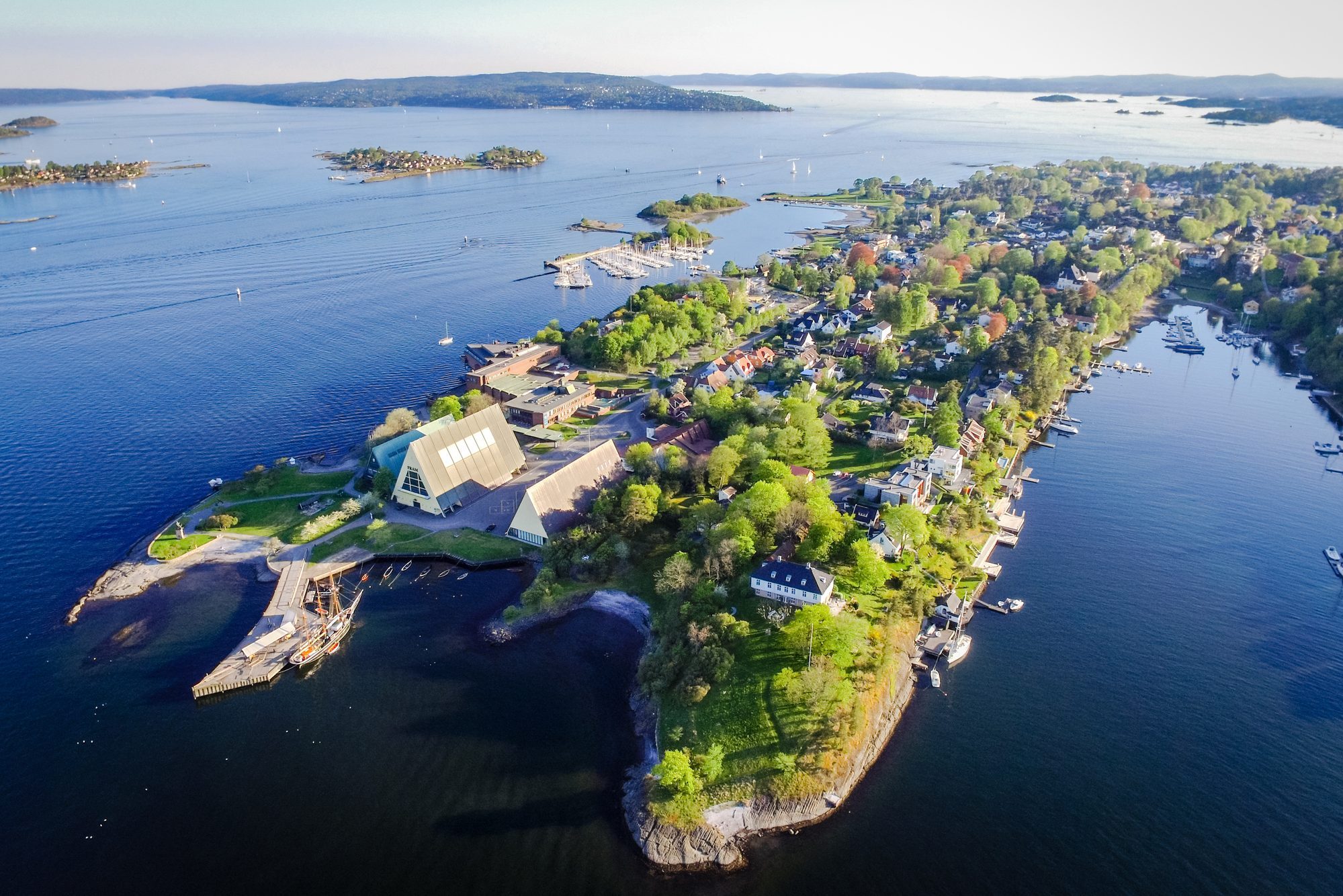 The Bygdøy peninsula in Oslo, Norway
