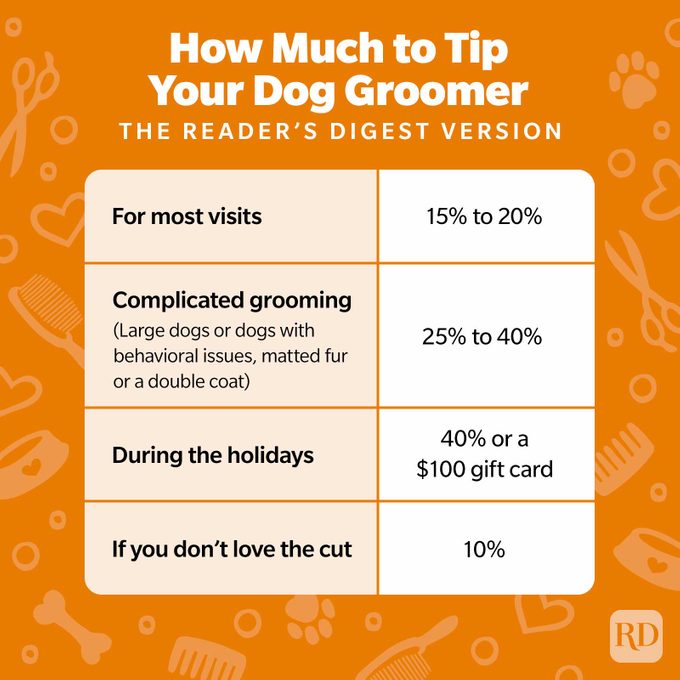 How Much To Tip Your Dog Groomer Infographic