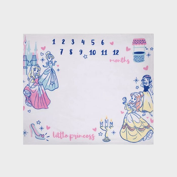 Princess Soft Milestone Baby Blanket Set Ecomm Macys.com