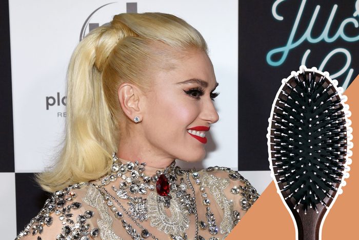 Gwen Stefani with Boar Bristle Brush product inset