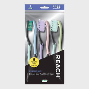 Reach Essentials Toothbrush 6 Pack