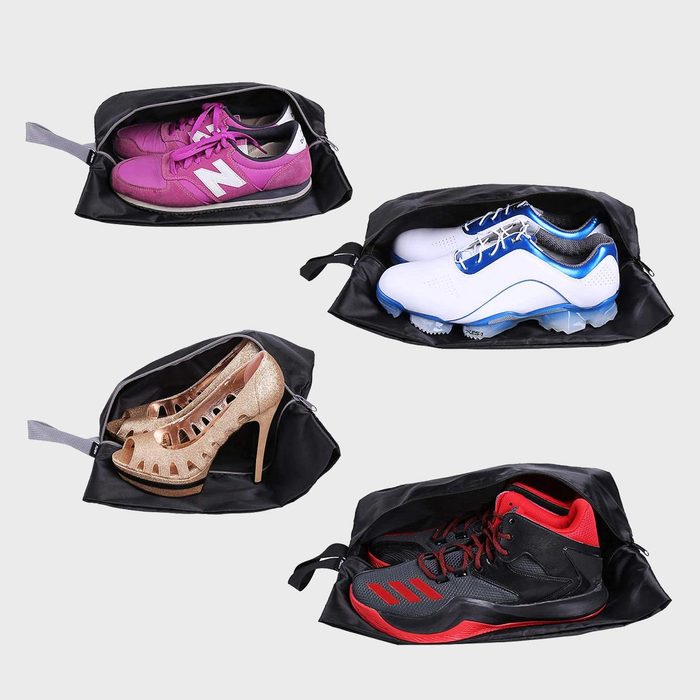 Set Of Four Travel Shoe Bags