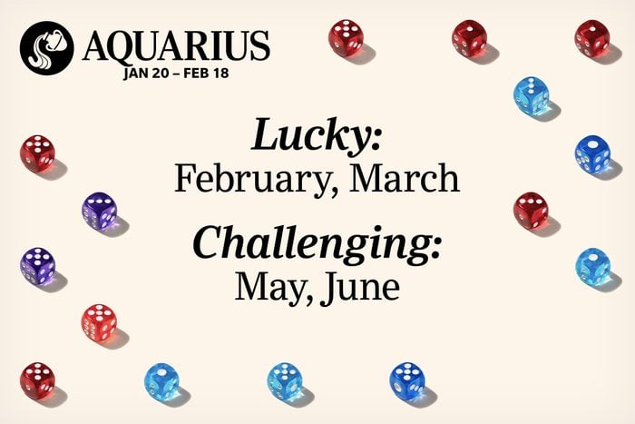 The Luckiest And Unluckiest Months Of 2023 According To Your Zodiac Sign Aquarius