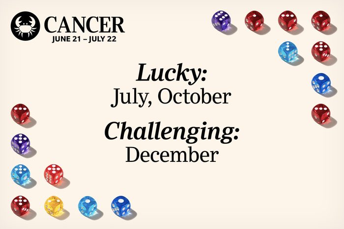 The Luckiest And Unluckiest Months Of 2023 According To Your Zodiac Sign Cancer