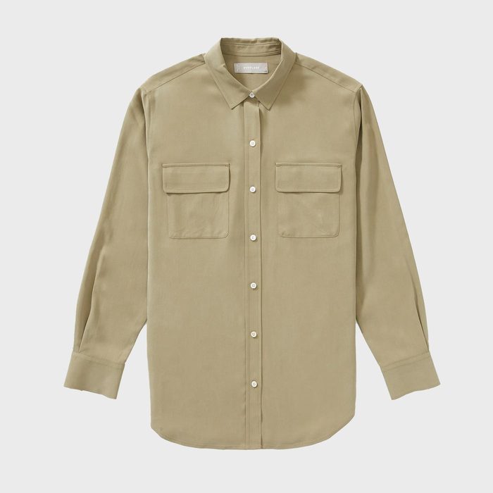Washable Silk Relaxed Shirt