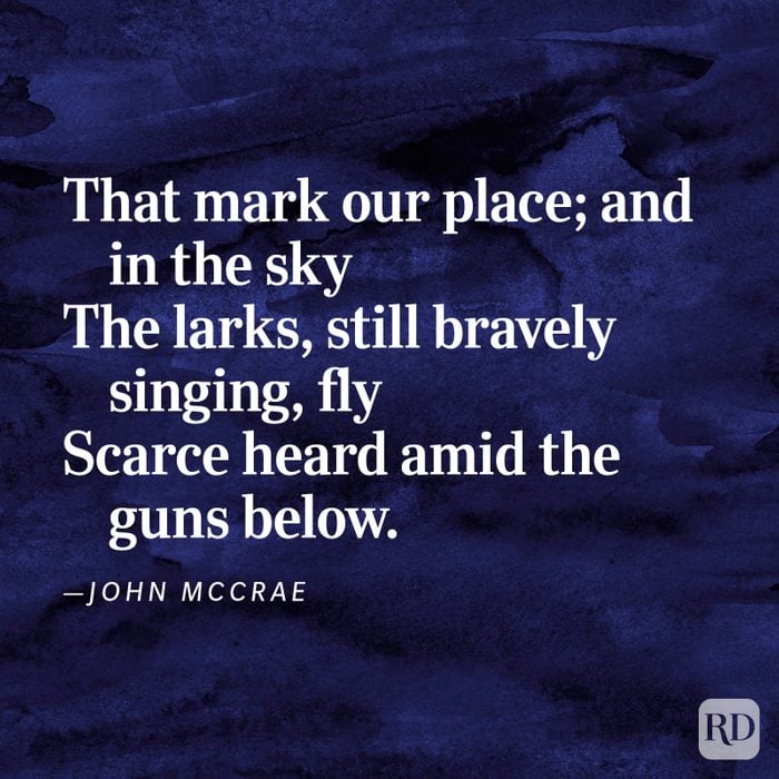 “In Flanders Fields” by John McCrae