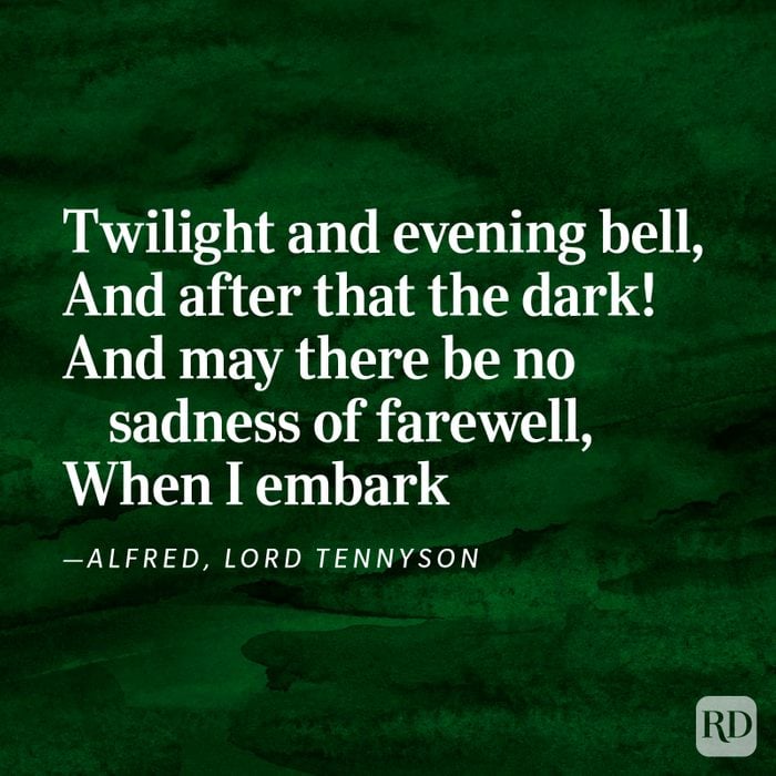 “Crossing the Bar” by Alfred, Lord Tennyson