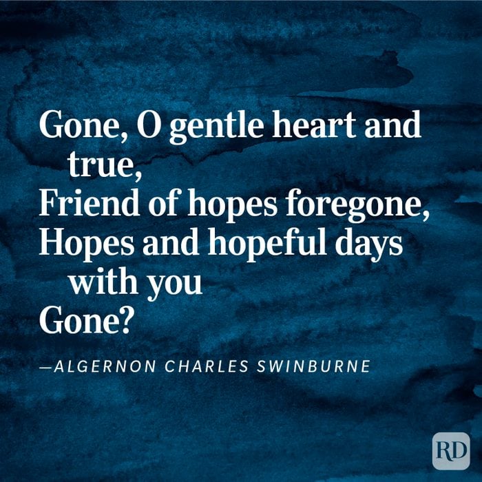 “A Dead Friend” by Algernon Charles Swinburne