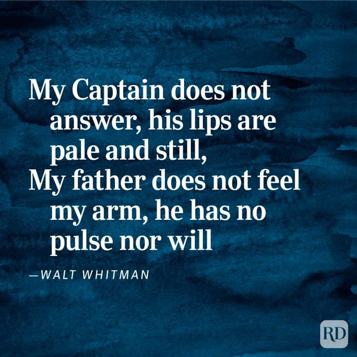 “O Captain! My Captain!” by Walt Whitman