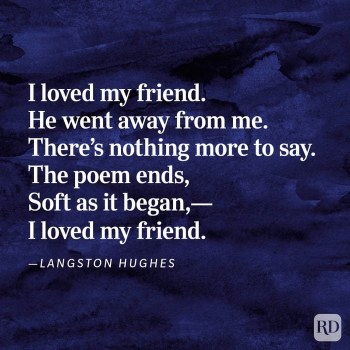 “Poem (To F.S.)” by Langston Hughes