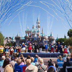 Mickey Mouse and friends celebrate the 60th Anniversary of Disneyland Park