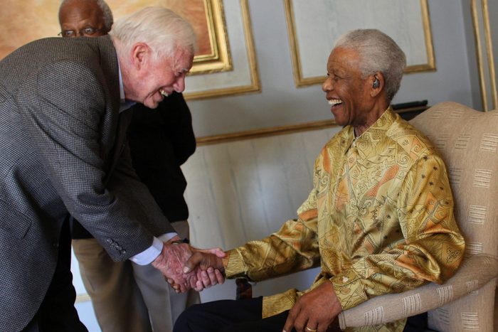 Nelson Mandela Is Reunited With The Edlers Three Years After He Launched The Group