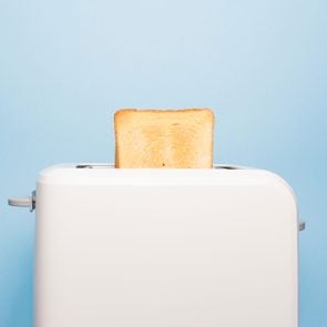 toast popping out of a toaster