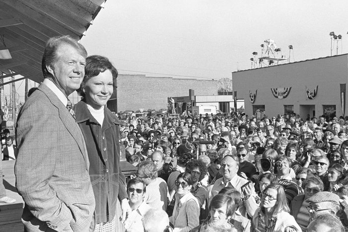 Jimmy and Rosalynn Carter After Election