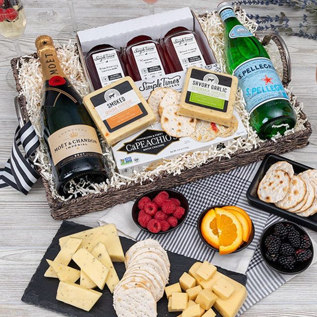 Gourmet Gift Baskets Champagne And Mimosa Basket