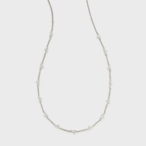 Haven Crystal Heart Strand Necklace