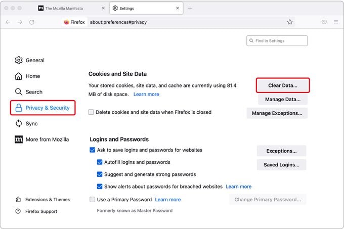 How To Clear Your Cache Firefox Desktop 2