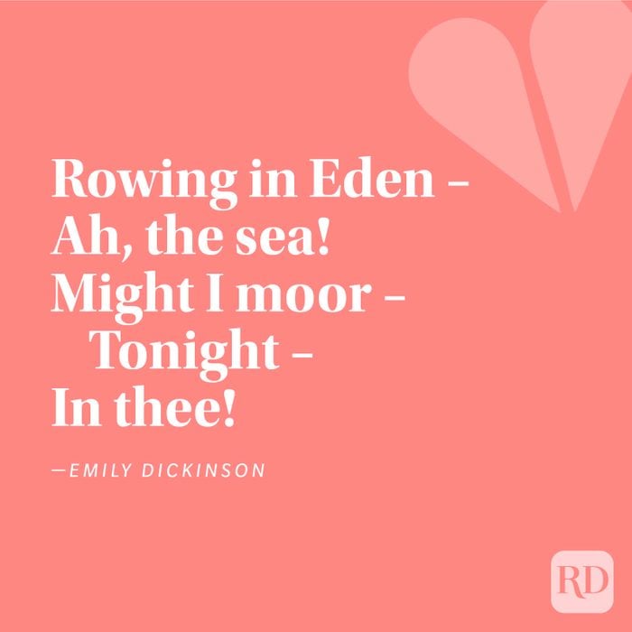 Love Poem Emily Dickinson