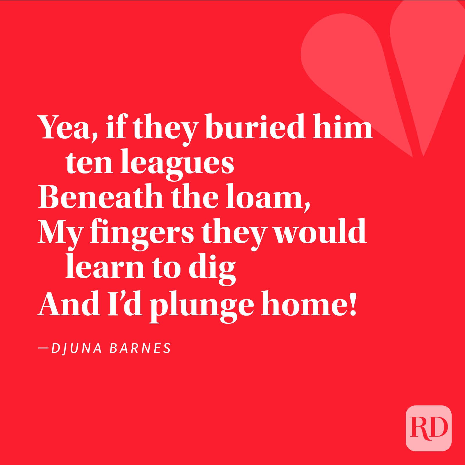 Love Poem Djuna Barnes