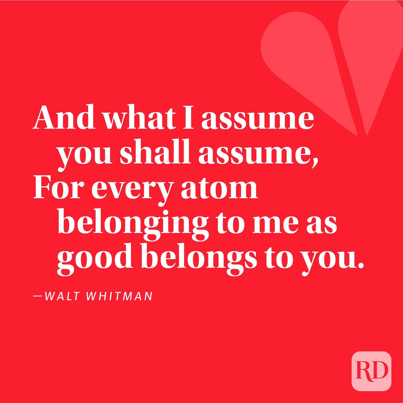 Love Poem Walt Whitman