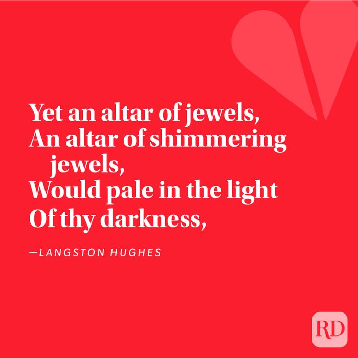 Love Poem Langston Hughes
