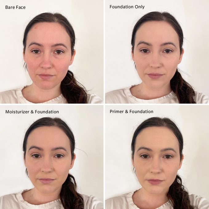 4 different steps with using the Il Makiage Foundation