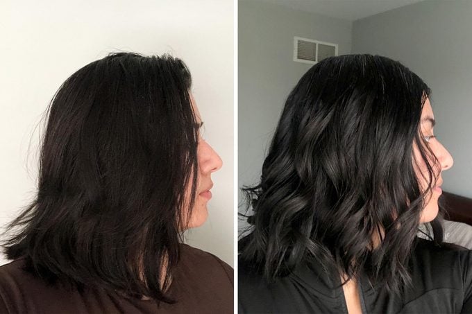 before and after using Olaplex No. 3