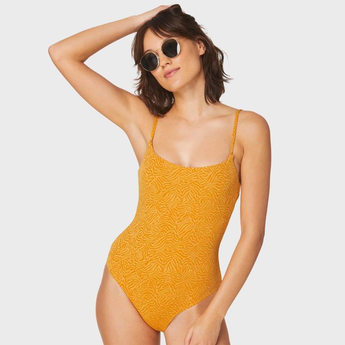 Patterned one-piece