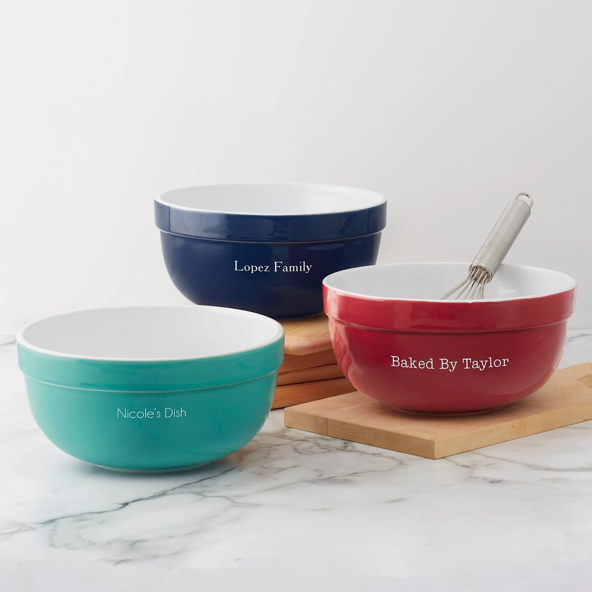 Classic Personalized Serving Bowl 