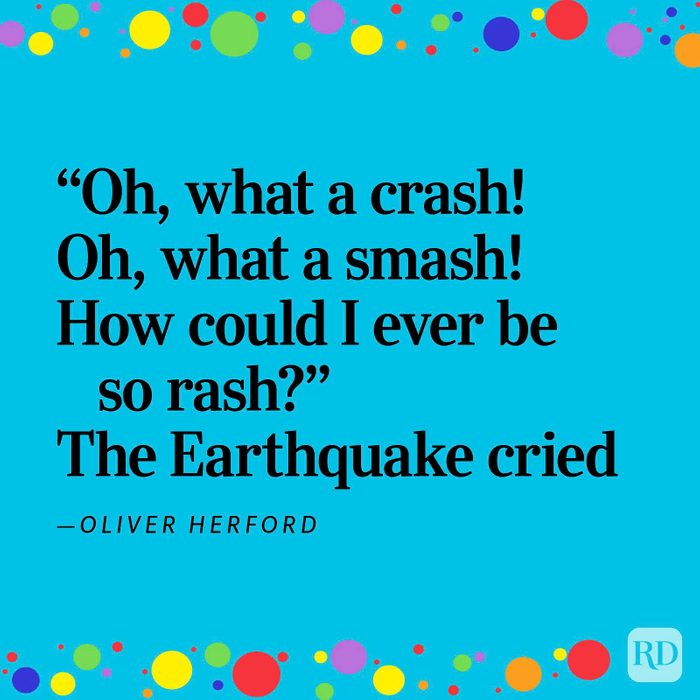 “The Bashful Earthquake” by Oliver Herford
