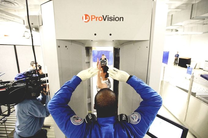 TSA Demonstrates New Imaging Technology At Reagan National Airport