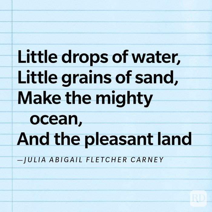 "Little Things" by Julia Abigail Fletcher Carney