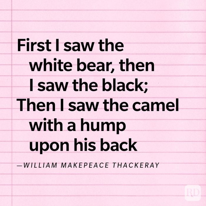 "At the Zoo" by William Makepeace Thackeray