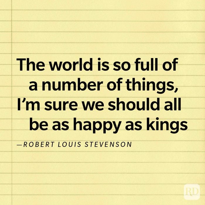 "Happy Thoughts" by Robert Louis Stevenson