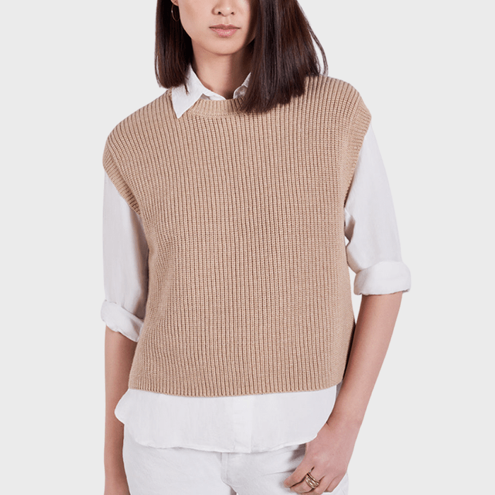 Parrish La Jayden Cotton Sweater Vest