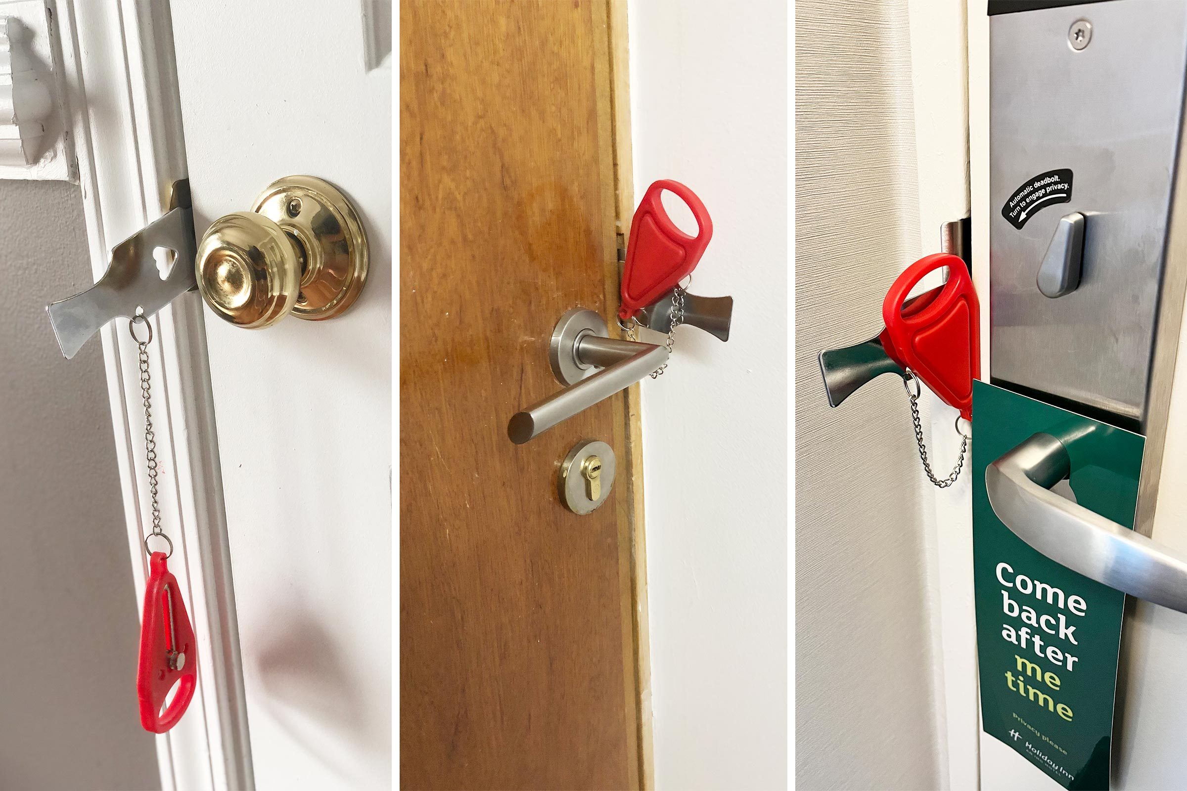 Portable Door Lock, Travel Portable Door Lock, Door Security, Door Lock  Device For Extra Security, Home Door Lock Security Device, Hotel
