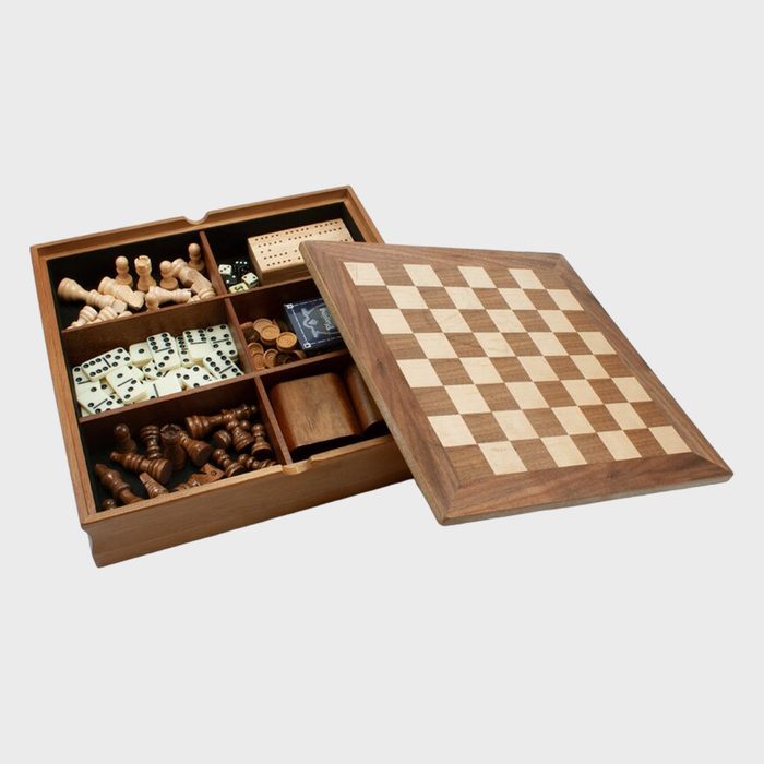 7 In 1 Wooden Board Game Combo Set