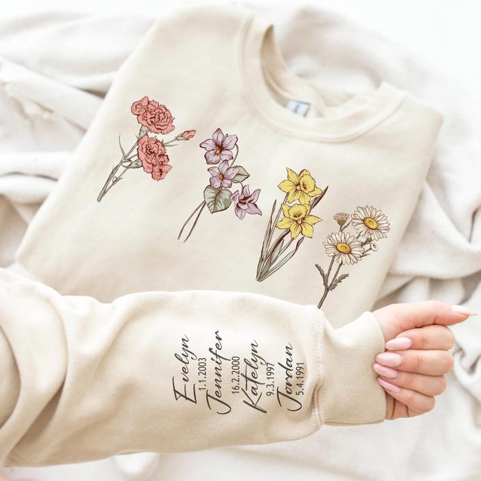 Birth Flower Sweatshirt
