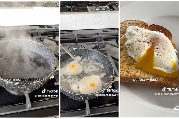 Boiling Poached Egg Hack Via @CaoileannConway TikTok