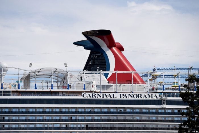 Carnival Panorama cruise ship with Wings on top